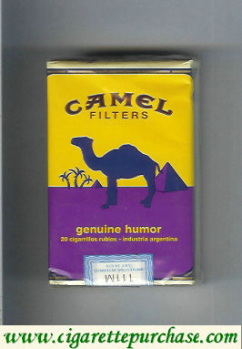 Camel Genuine Humor Filters cigarettes soft box